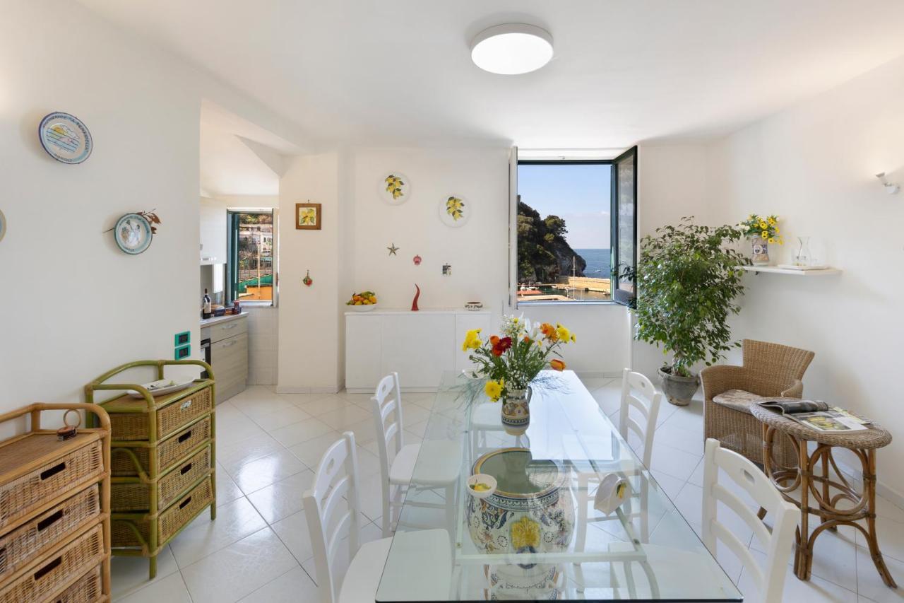 Relais Del Mare Con Terrazza Fronte Mare Free Parking Lejlighed Massa Lubrense Eksteriør billede