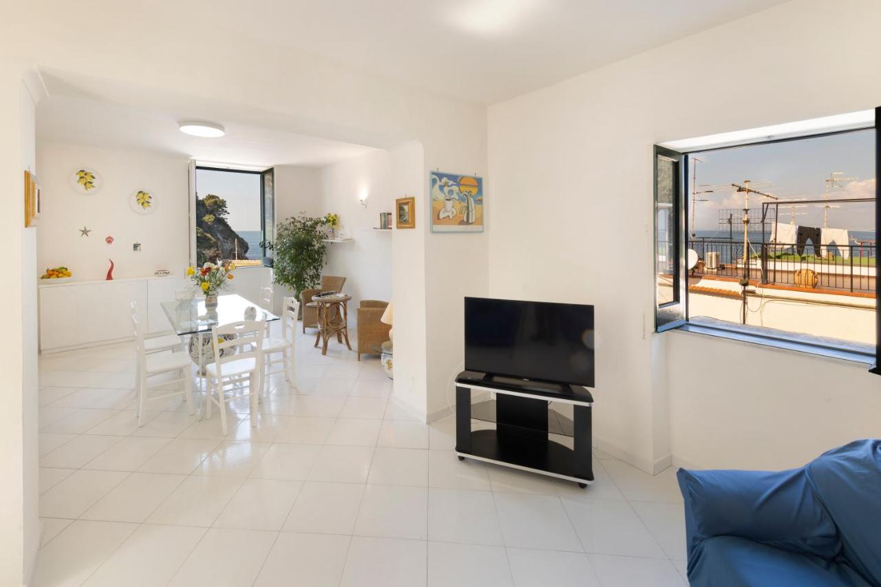 Relais Del Mare Con Terrazza Fronte Mare Free Parking Lejlighed Massa Lubrense Eksteriør billede
